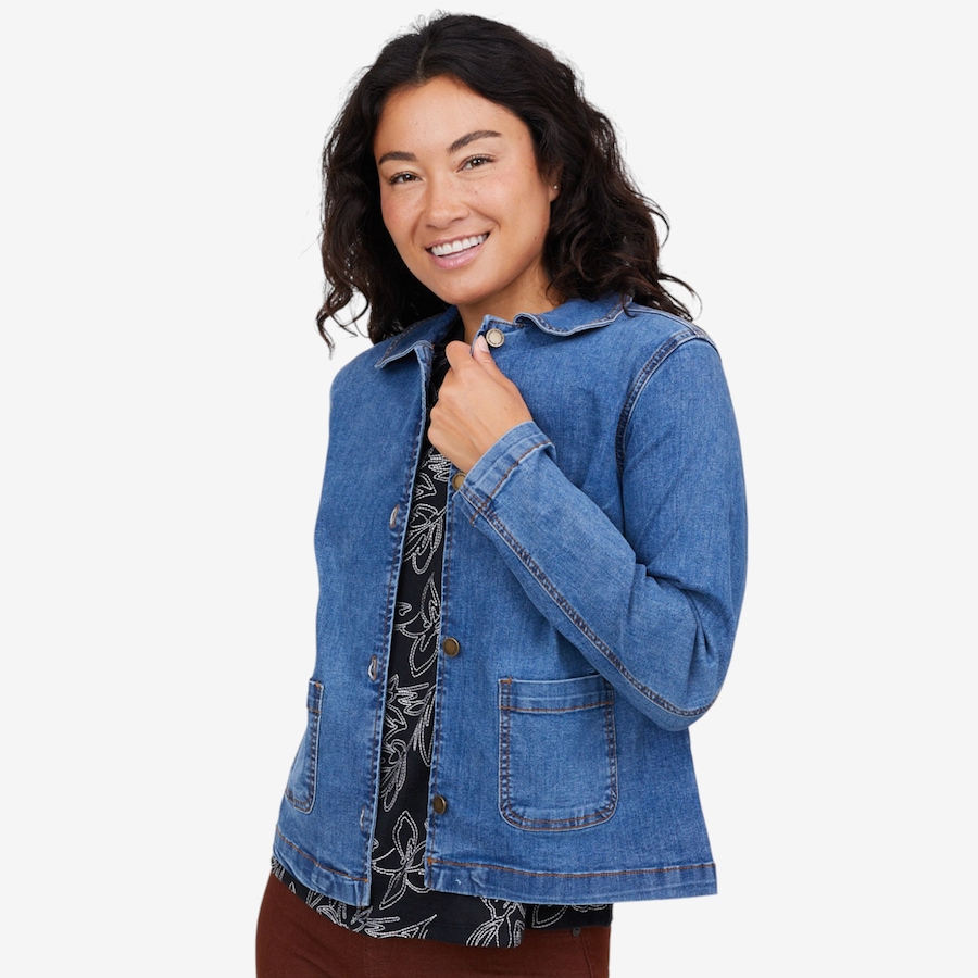 Image 102039_ALTMORE4.jpg, Product 102-039 / Price $29.33, Diane Gilman Denim CoolMax French Country Jacket from DG2 by Diane Gilman on TSC.ca's Fashion department