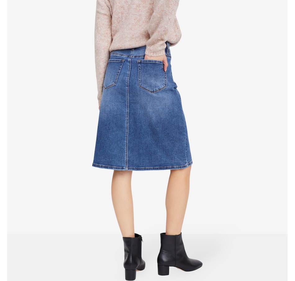 Image 102043_ALTMORE6.jpg, Product 102-043 / Price $54.88, Diane Gilman Luxe Touch Pull-On Knee Length A-Line Skirt from DG2 by Diane Gilman on TSC.ca's Fashion department