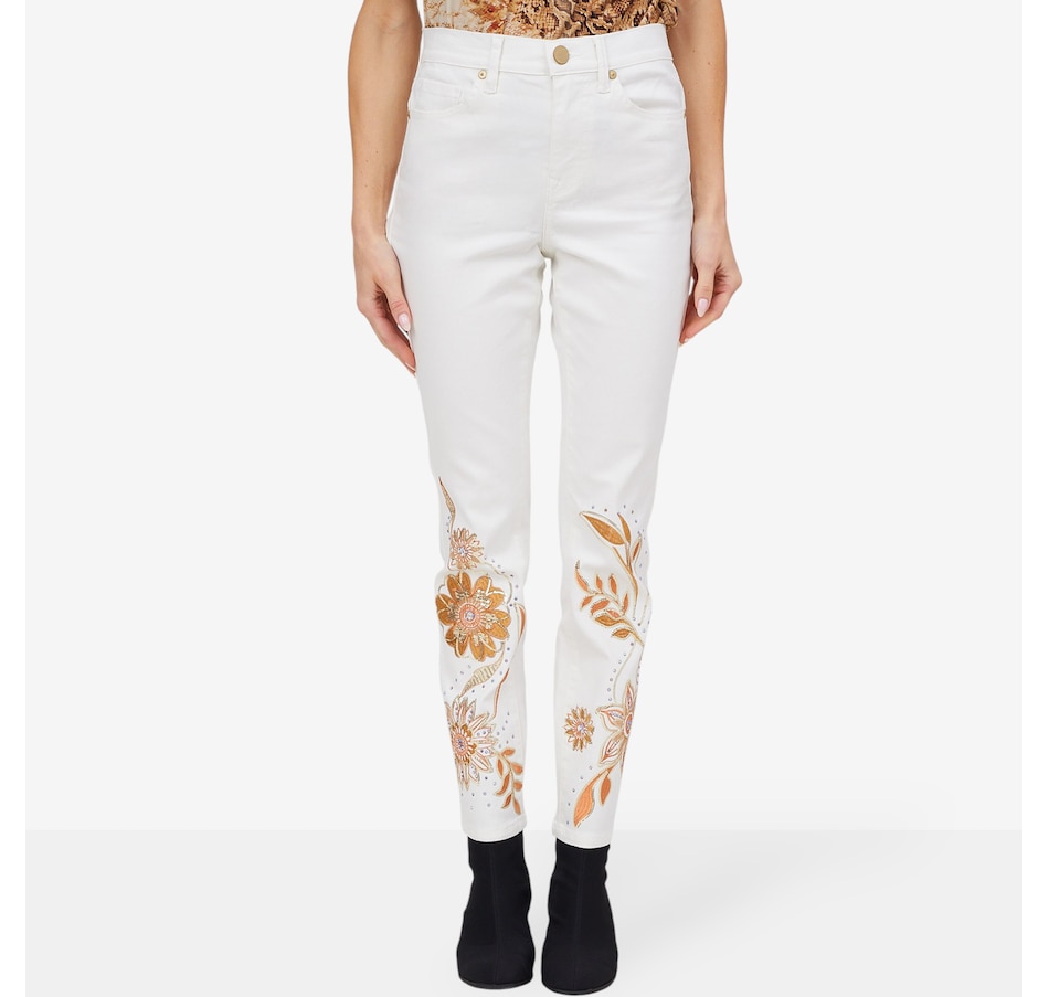 Image 102045_ALA.jpg, Product 102-045 / Price $74.88, Diane Gilman New Classic Stretch Embellished Skinny Jean from DG2 by Diane Gilman on TSC.ca's Fashion department