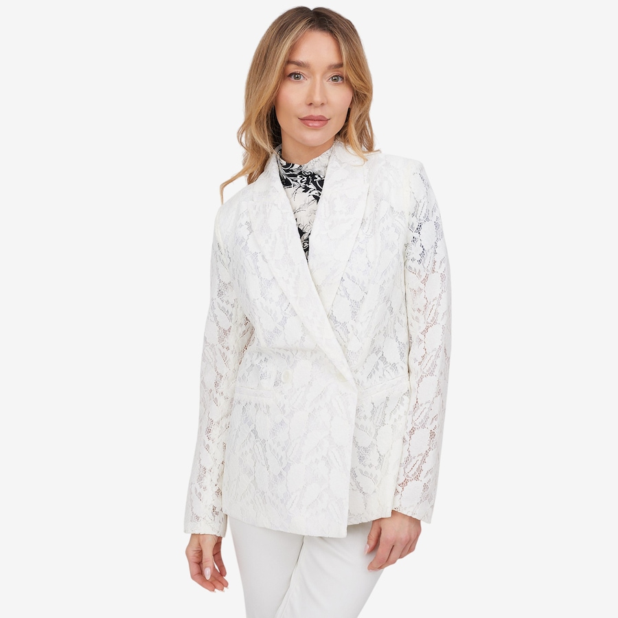 Image 102047_ALA.jpg, Product 102-047 / Price $84.88, Diane Gilman Lace Peak Lapel Blazer from DG2 by Diane Gilman on TSC.ca's Fashion department