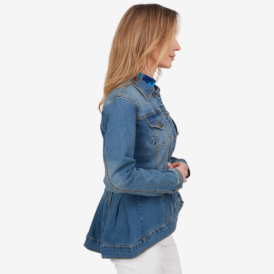 Image 102050_ALTMORE1.jpg, Product 102-050 / Price $79.88, Diane Gilman New Classic Stretch Peplum Waterfall Jacket from DG2 by Diane Gilman on TSC.ca's Fashion department