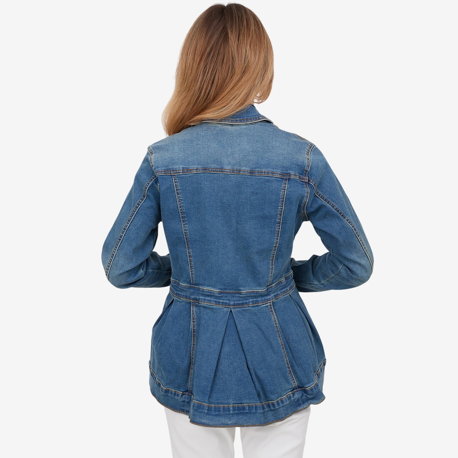 Image 102050_ALTMORE2.jpg, Product 102-050 / Price $79.88, Diane Gilman New Classic Stretch Peplum Waterfall Jacket from DG2 by Diane Gilman on TSC.ca's Fashion department