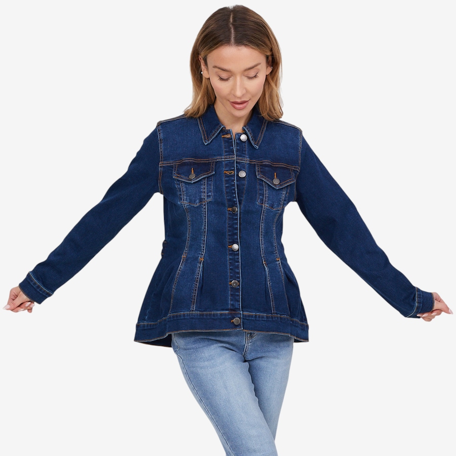 Image 102050_ALTMORE4.jpg, Product 102-050 / Price $79.88, Diane Gilman New Classic Stretch Peplum Waterfall Jacket from DG2 by Diane Gilman on TSC.ca's Fashion department