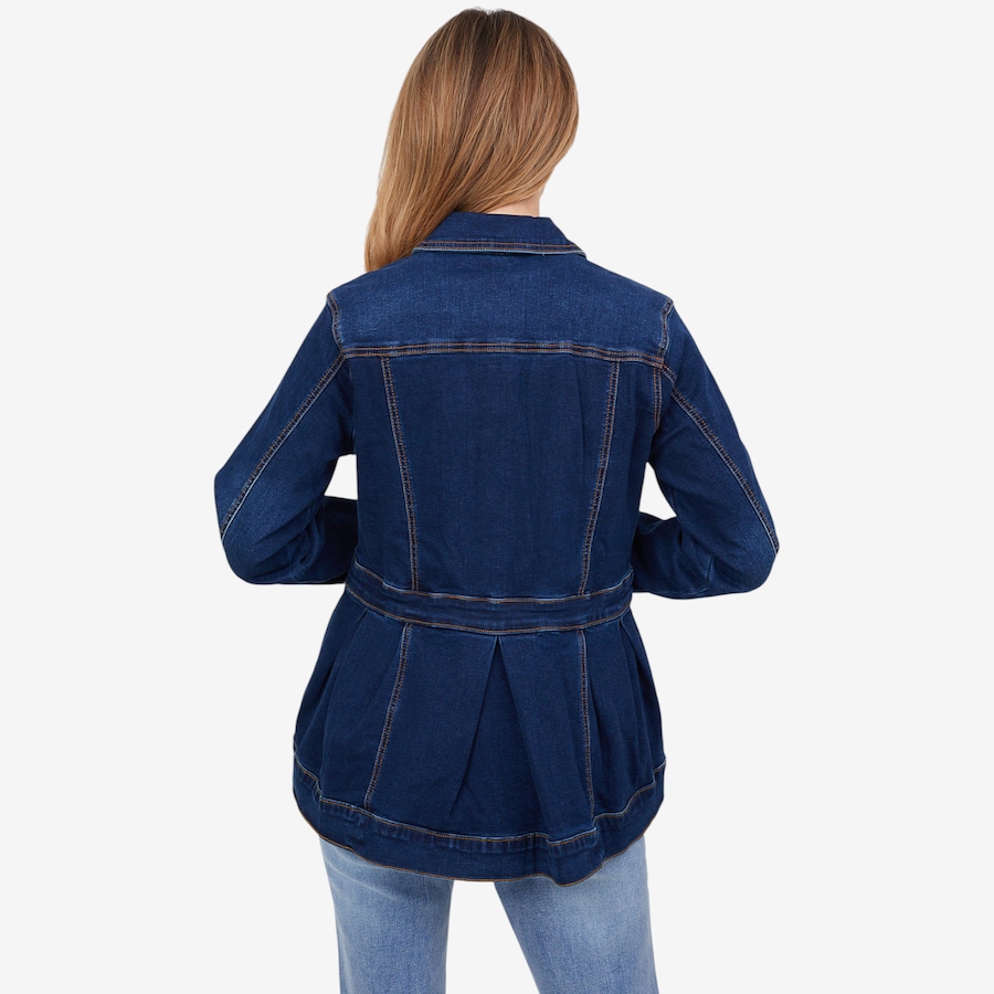 Image 102050_ALTMORE5.jpg, Product 102-050 / Price $79.88, Diane Gilman New Classic Stretch Peplum Waterfall Jacket from DG2 by Diane Gilman on TSC.ca's Fashion department