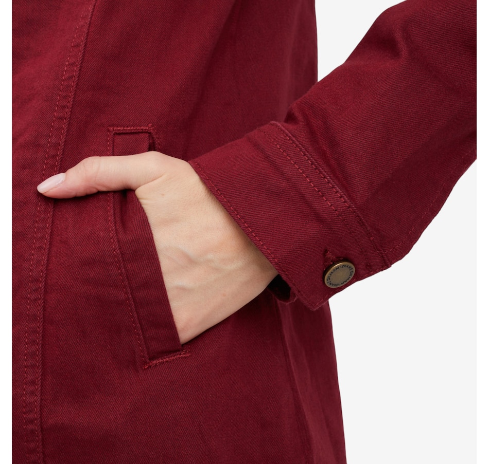 Image 102053_ALTMORE3.jpg, Product 102-053 / Price $149.90, Diane Gilman New Classic Stretch Longline Denim Car Coat from DG2 by Diane Gilman on TSC.ca's Fashion department