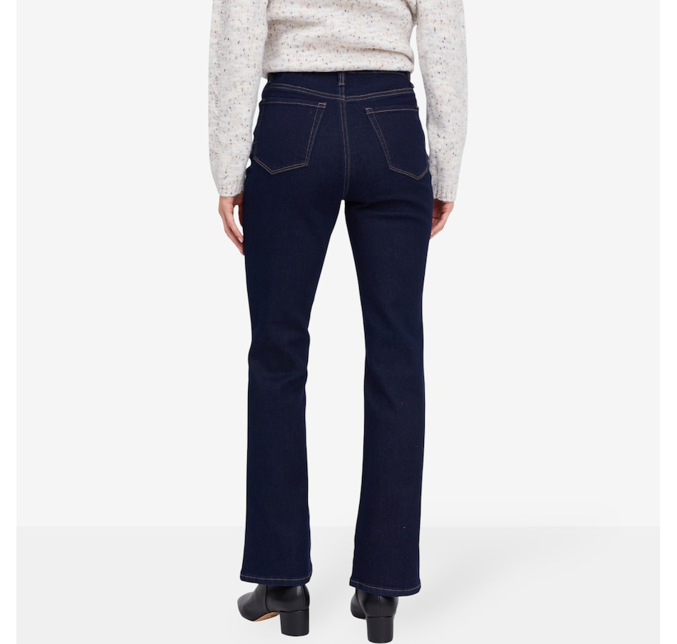Image 102054_ALTMORE1.jpg, Product 102-054 / Price $99.90, Diane Gilman New Classic Stretch Pintuck Bootcut Jean from DG2 by Diane Gilman on TSC.ca's Fashion department