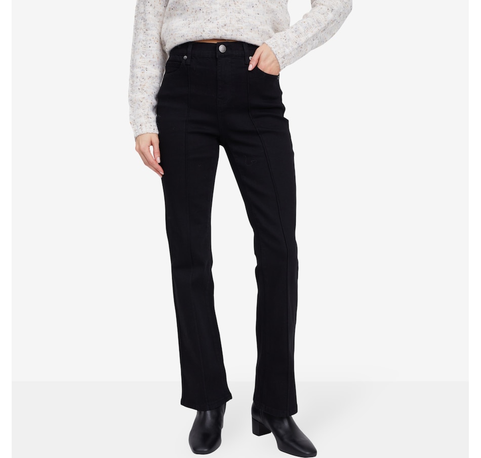 Image 102054_ALTMORE4.jpg, Product 102-054 / Price $99.90, Diane Gilman New Classic Stretch Pintuck Bootcut Jean from DG2 by Diane Gilman on TSC.ca's Fashion department