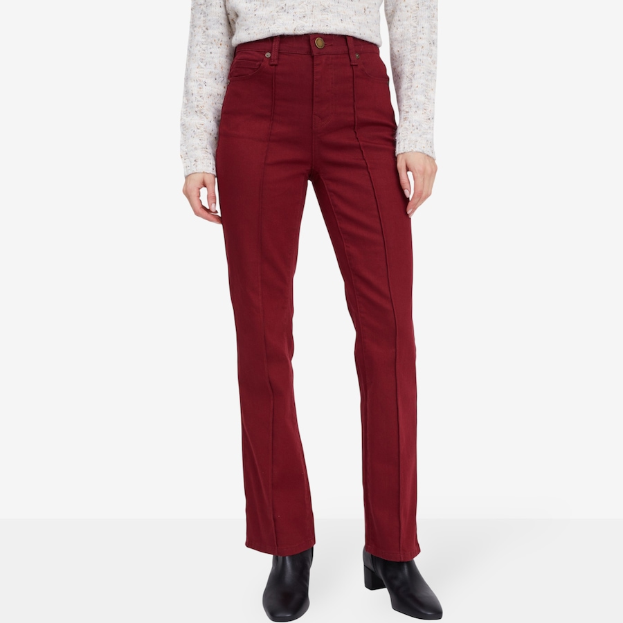 Image 102054_CNBT.jpg, Product 102-054 / Price $34.33, Diane Gilman New Classic Stretch Pintuck Bootcut Jean from DG2 by Diane Gilman on TSC.ca's Fashion department