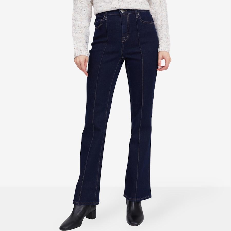 Image 102054_ID.jpg, Product 102-054 / Price $34.33, Diane Gilman New Classic Stretch Pintuck Bootcut Jean from DG2 by Diane Gilman on TSC.ca's Fashion department