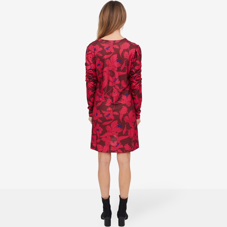 Image 102056_ALTMORE4.jpg, Product 102-056 / Price $39.88, Diane Gilman Printed Puff Sleeve A-Line Dress from DG2 by Diane Gilman on TSC.ca's Fashion department