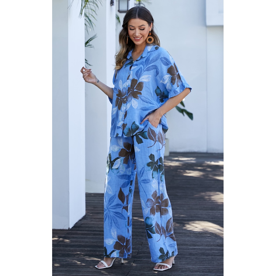 Image 102066_ALTMORE2.jpg, Product 102-066 / Price $34.33, Orange Fashion Village Pia's Linen Printed Pant from Orange Fashion Village on TSC.ca's Fashion department
