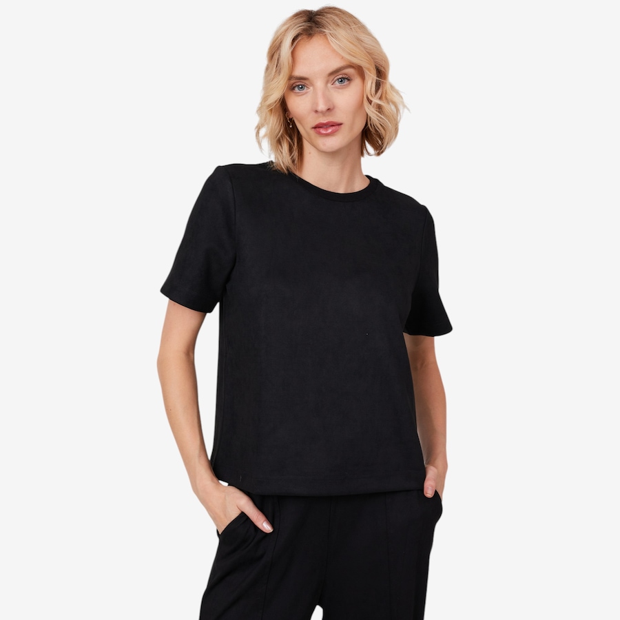 Image 102109_BLK.jpg, Product 102-109 / Price $24.33, Modern Identity Short Sleeve Top from Modern Identity on TSC.ca's Fashion department