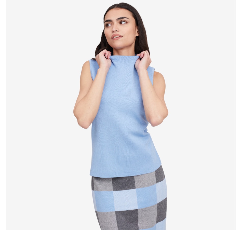 Image 102139_ALTMORE4.jpg, Product 102-139 / Price $49.99, Nina Leonard Sleeveless Mock Neck Top from Nina Leonard on TSC.ca's Fashion department