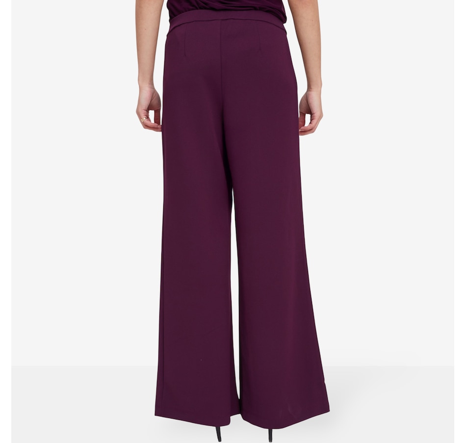 Image 102142_ALTMORE2.jpg, Product 102-142 / Price $54.99, Nina Leonard Wide Leg Pant with Elastic Waist and Pockets from Nina Leonard on TSC.ca's Fashion department
