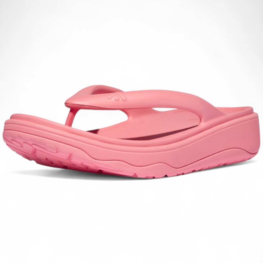 ◆Fitflop◆ [Relief] Recovery Bright Pink Women's Toe Post FitFlop Relieff Recovery Toe Post Sandal – Knox Sports