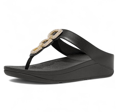 FitFlop Fino Crystal Chain Toe Post Sandal