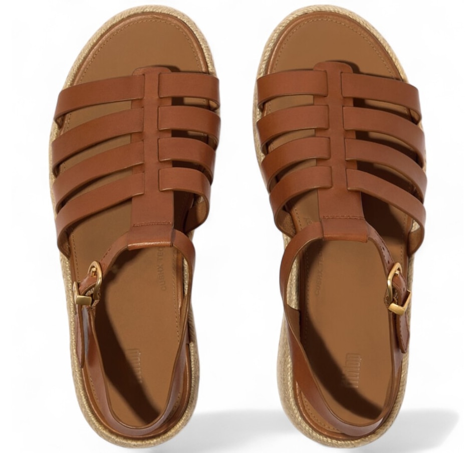 Image 102153_ALTMORE1.jpg, Product 102-153 / Price $99.33, FitFlop Platforms Espadrille Leather Fisherman Wedge Sandal from FitFlop on TSC.ca's Shoes department