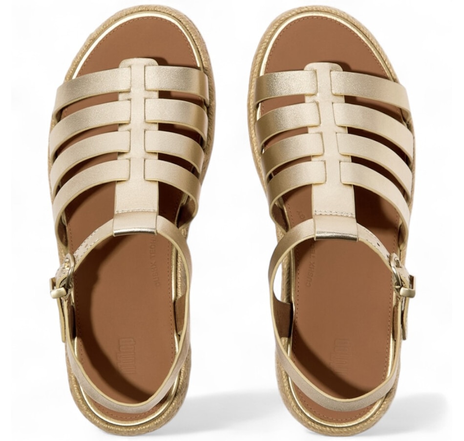 Image 102153_ALTMORE4.jpg, Product 102-153 / Price $99.33, FitFlop Platforms Espadrille Leather Fisherman Wedge Sandal from FitFlop on TSC.ca's Shoes department