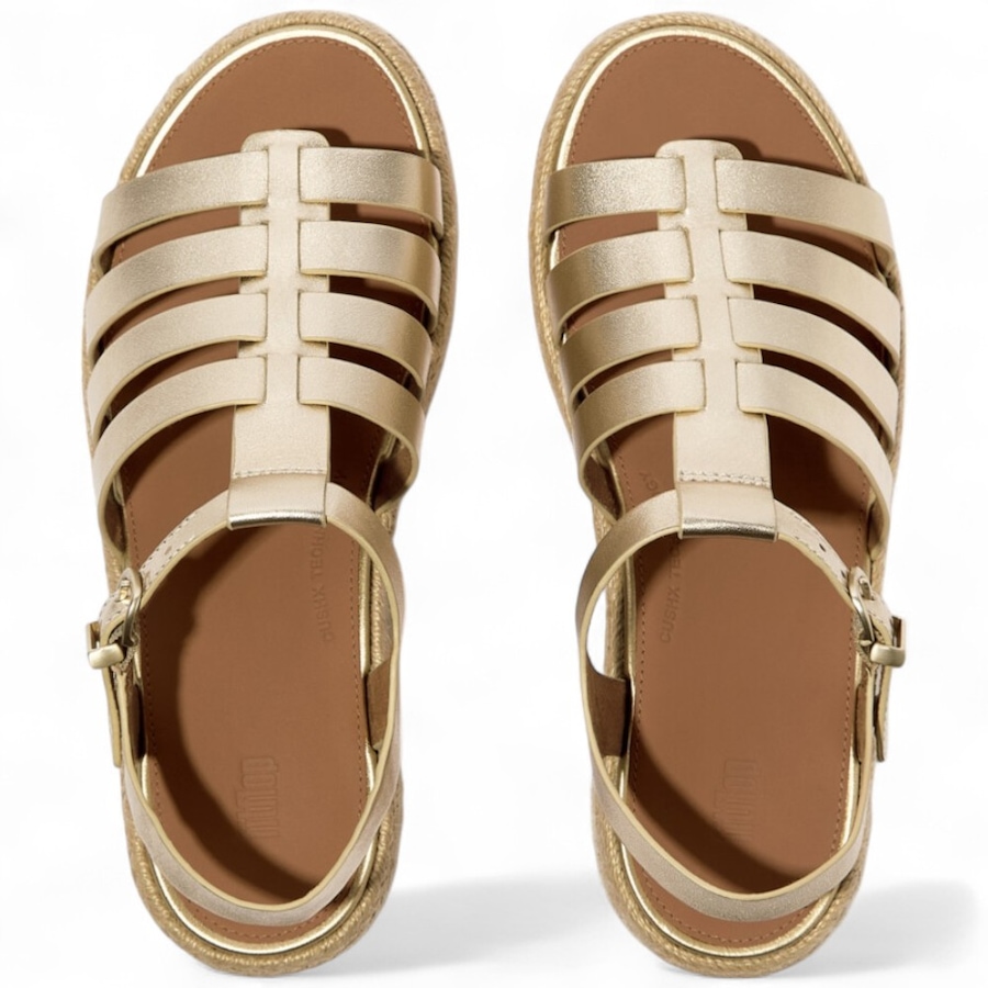 Image 102153_ALTMORE4.jpg, Product 102-153 / Price $49.33, FitFlop Platforms Espadrille Leather Fisherman Wedge Sandal from FitFlop on TSC.ca's Shoes department