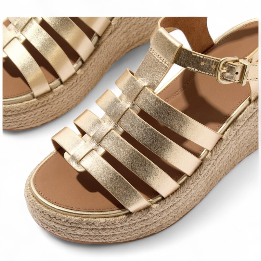 Image 102153_ALTMORE6.jpg, Product 102-153 / Price $49.33, FitFlop Platforms Espadrille Leather Fisherman Wedge Sandal from FitFlop on TSC.ca's Shoes department