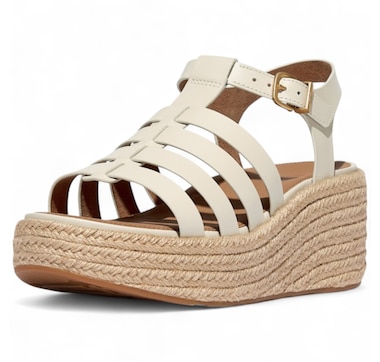 FitFlop Platforms Espadrille Leather Fisherman Wedge Sandal