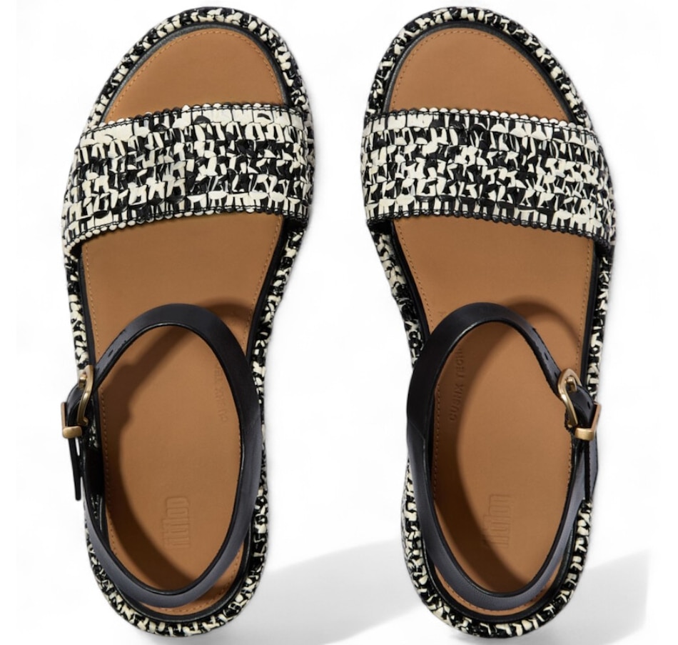 Image 102155_ALTMORE1.jpg, Product 102-155 / Price $160.00, FitFlop PlatFForms Woven Wedge Ankle Strap Sandal from FitFlop on TSC.ca's Shoes department