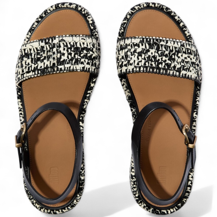 Image 102155_ALTMORE1.jpg, Product 102-155 / Price $160.00, FitFlop PlatFForms Woven Wedge Ankle Strap Sandal from FitFlop on TSC.ca's Shoes department