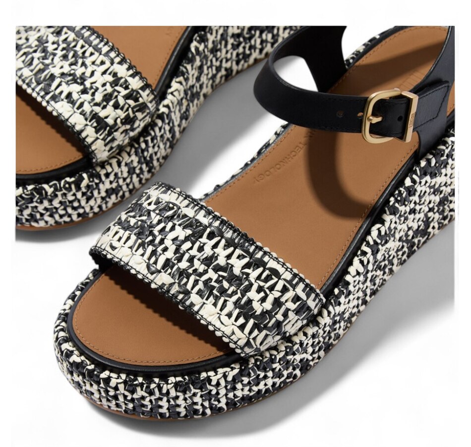 Image 102155_ALTMORE2.jpg, Product 102-155 / Price $160.00, FitFlop PlatFForms Woven Wedge Ankle Strap Sandal from FitFlop on TSC.ca's Shoes department