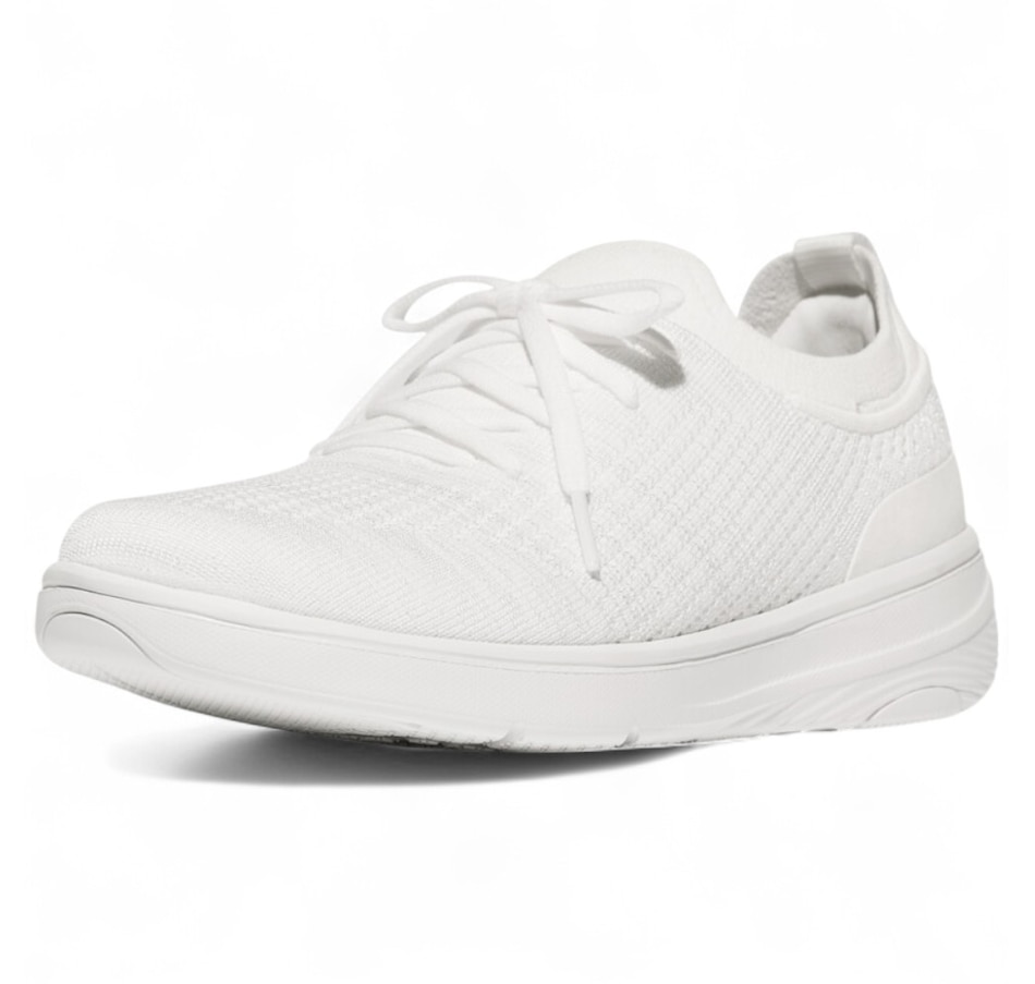 Image 102156_WHT.jpg, Product 102-156 / Price $150.00, FitFlop Super-Q-Knit Slip-On Laced Sneaker from FitFlop on TSC.ca's Shoes department
