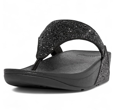 FitFlop Lulu Glitter Toe Post Sandal