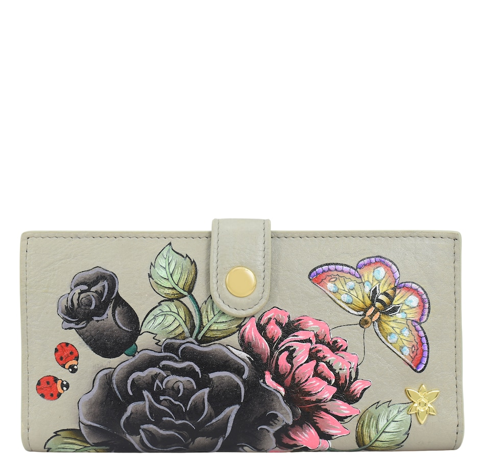 Image 102162_FLRGN.jpg, Product 102-162 / Price $122.00, Anuschka Organizer Wallet from Anuschka Handbags on TSC.ca's Fashion department