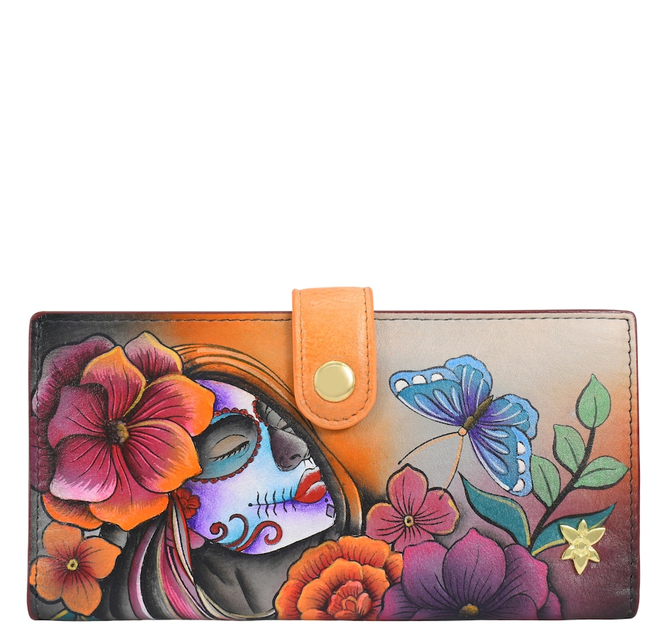 Image 102162_LACTA.jpg, Product 102-162 / Price $122.00, Anuschka Organizer Wallet from Anuschka Handbags on TSC.ca's Fashion department