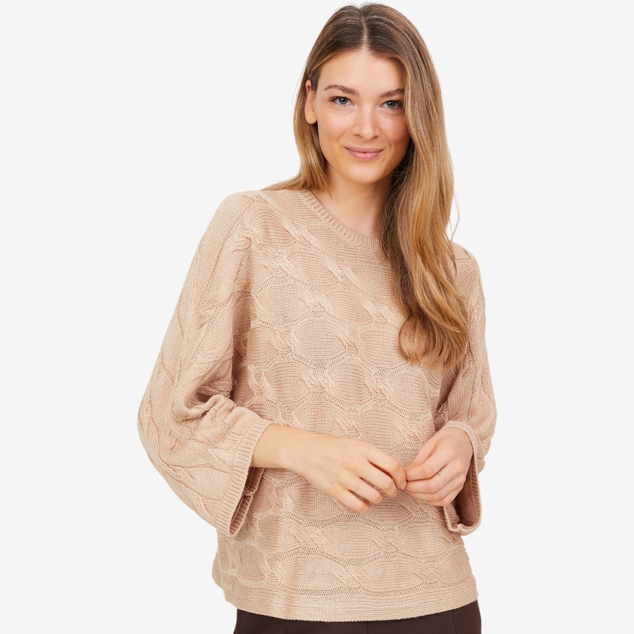 Image 102175_PALBS.jpg, Product 102-175 / Price $49.33, Wynne Style Shimmery Cable sweater from Wynnelayers on TSC.ca's Fashion department