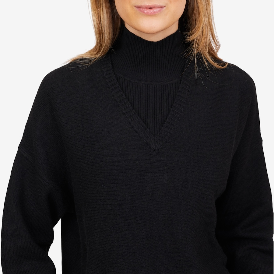 Image 102179_BLK.jpg, Product 102-179 / Price $19.33, Wynne Style Sweater Knit Dickie from Wynnelayers on TSC.ca's Fashion department