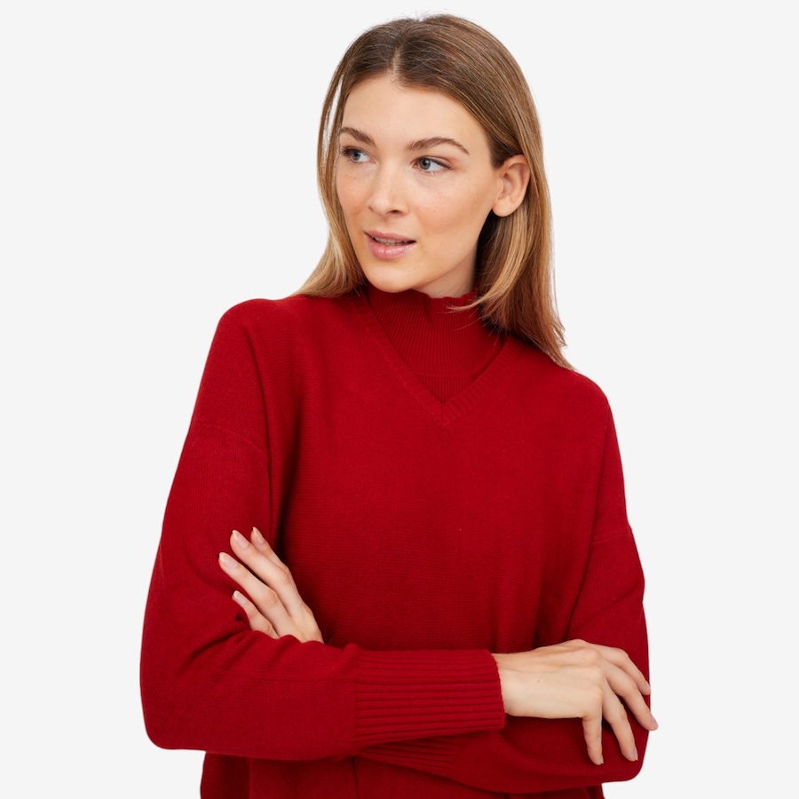 Image 102179_BRRD.jpg, Product 102-179 / Price $19.33, Wynne Style Sweater Knit Dickie from Wynnelayers on TSC.ca's Fashion department