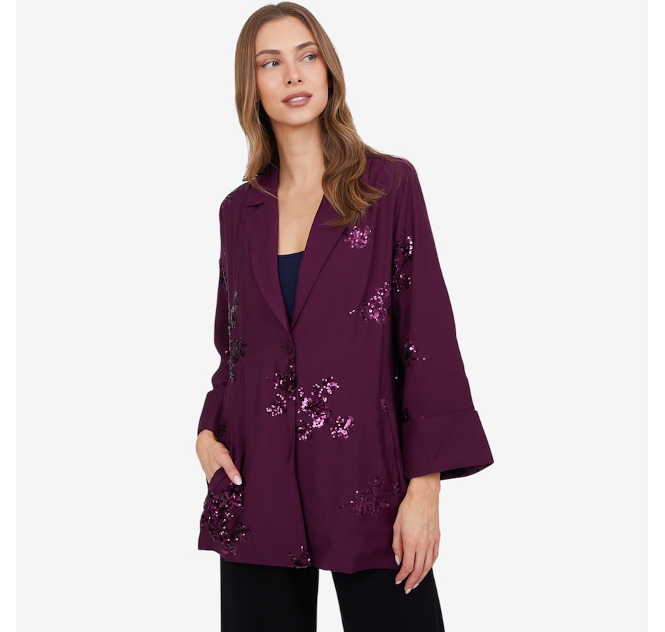 Image 102181_DPP.jpg, Product 102-181 / Price $129.88, Wynne Style Embellished Sequin Jacket from Wynnelayers on TSC.ca's Fashion department