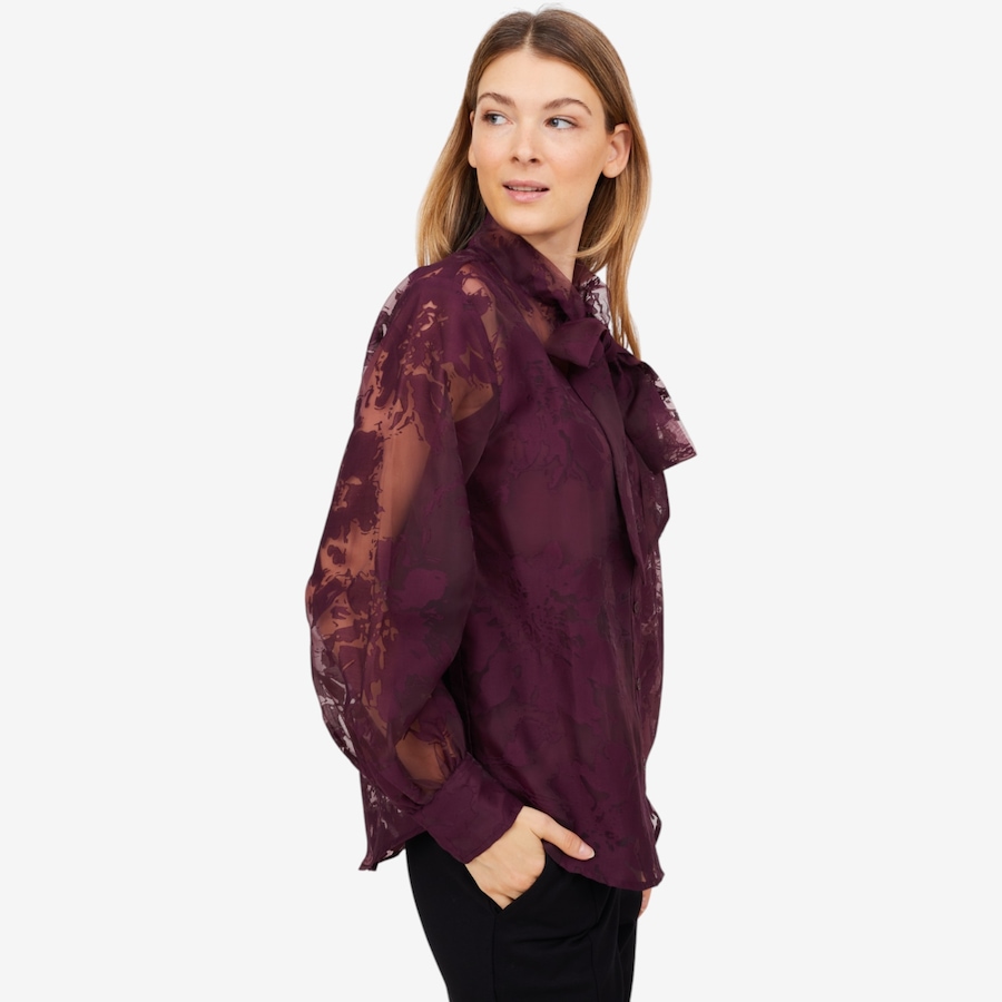 Image 102183_ALTMORE2.jpg, Product 102-183 / Price $39.33, Wynne Style Embellished Chiffon Bow Blouse from Wynnelayers on TSC.ca's Fashion department
