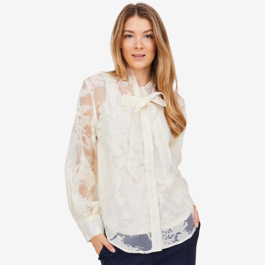 Image 102183_CRM.jpg, Product 102-183 / Price $39.33, Wynne Style Embellished Chiffon Bow Blouse from Wynnelayers on TSC.ca's Fashion department