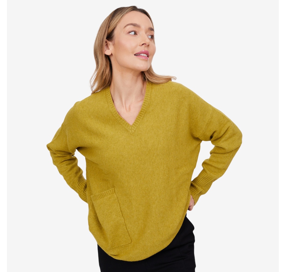 Image 102184_ALTMORE4.jpg, Product 102-184 / Price $74.88, Wynne Style V Neck Sweater with Pocket from Wynnelayers on TSC.ca's Fashion department