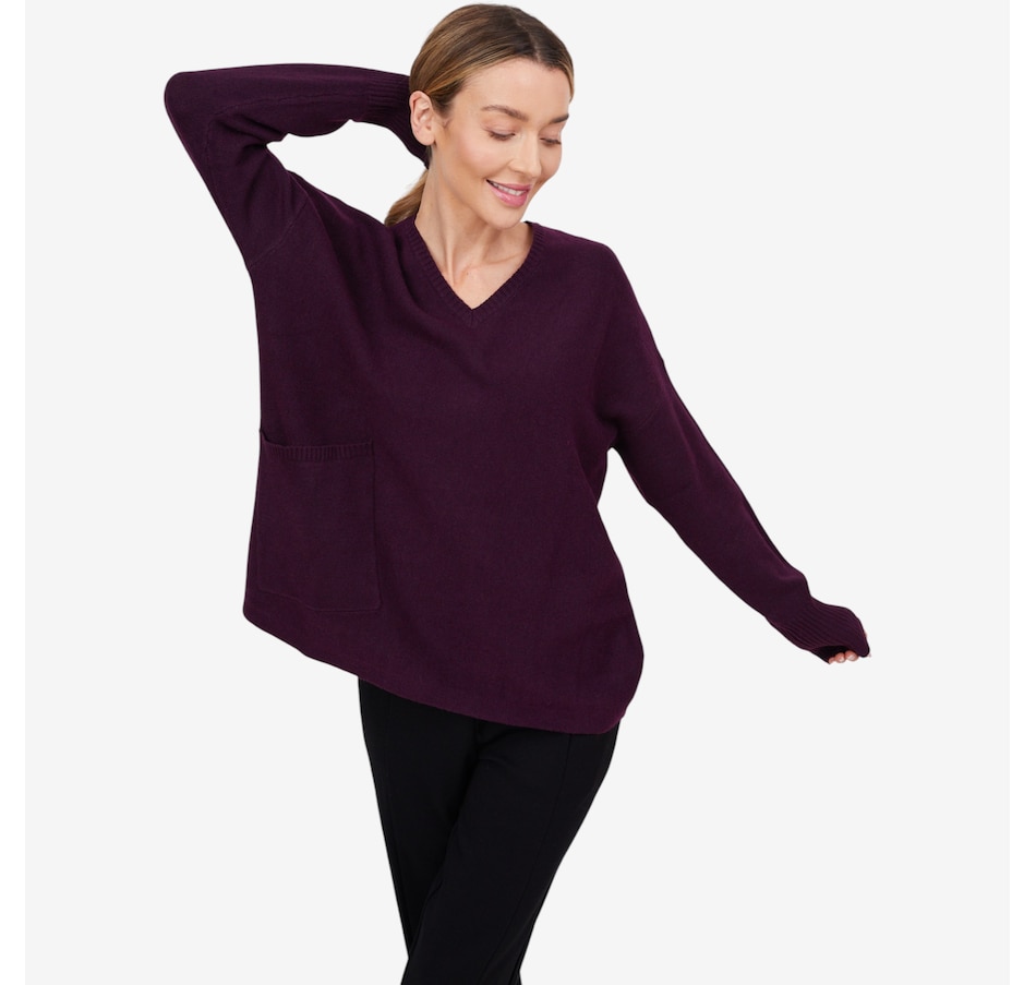 Image 102184_ALTMORE6.jpg, Product 102-184 / Price $74.88, Wynne Style V Neck Sweater with Pocket from Wynnelayers on TSC.ca's Fashion department