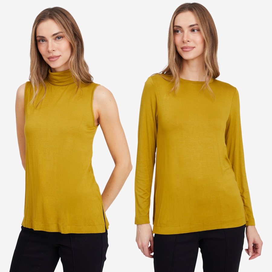 Image 102186_GNOE.jpg, Product 102-186 / Price $29.33, Wynne Style Micro Rib Top (2-Pack) from Wynnelayers on TSC.ca's Fashion department