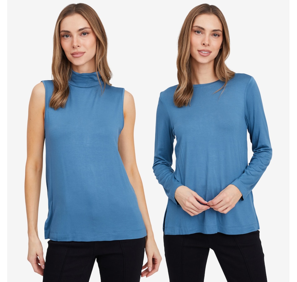 Image 102186_VBL.jpg, Product 102-186 / Price $70.88, Wynne Style Micro Rib Top (2-Pack) from Wynnelayers on TSC.ca's Fashion department