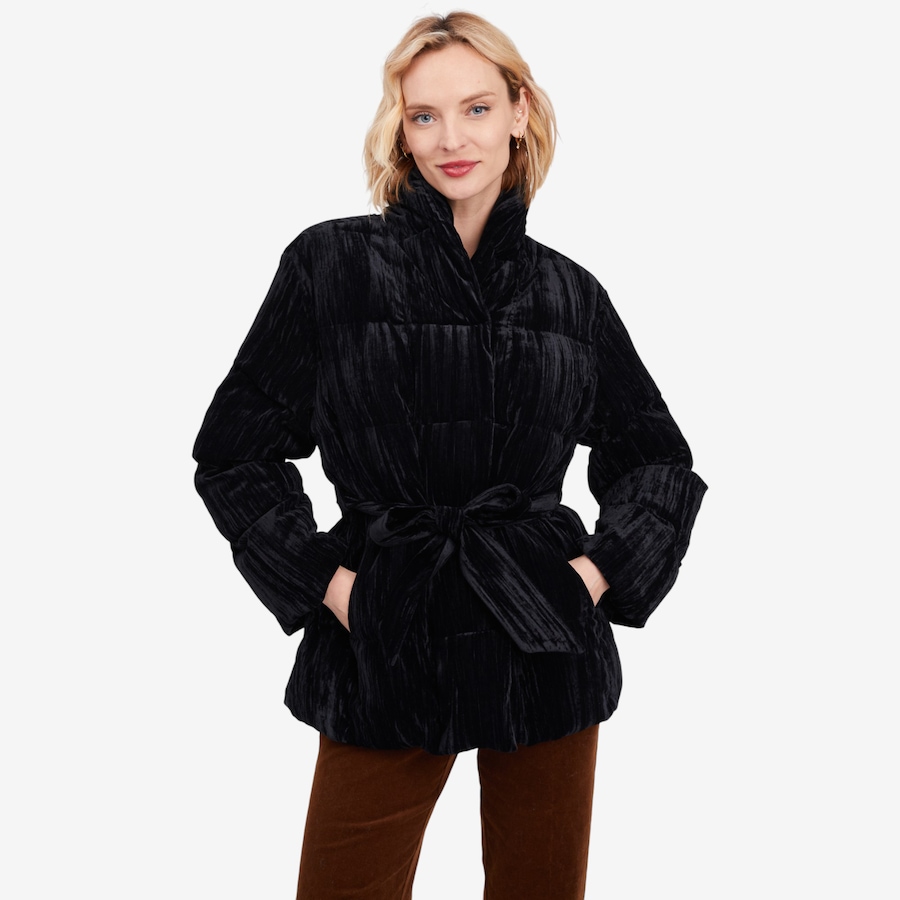 Image 102187_BLK.jpg, Product 102-187 / Price $79.33, Wynne Style Crinkle Velvet Puffer from Wynnelayers on TSC.ca's Fashion department
