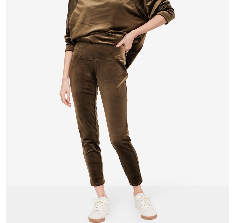 Image 102190_FER.jpg, Product 102-190 / Price $79.90, Wynne Style Luxe Velour Legging from Wynnelayers on TSC.ca's Fashion department