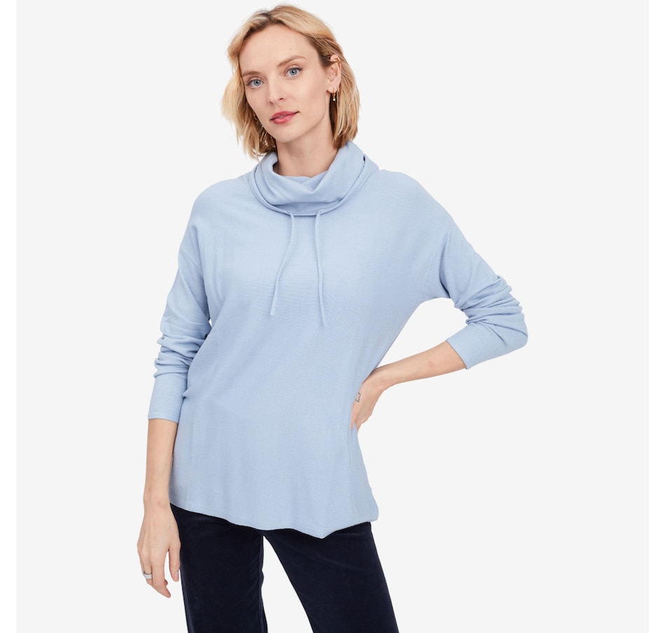 Image 102191_ALTMORE2.jpg, Product 102-191 / Price $104.90, Wynne Style Kiss of Cashmere Drawstring Neck Sweater from Wynnelayers on TSC.ca's Fashion department