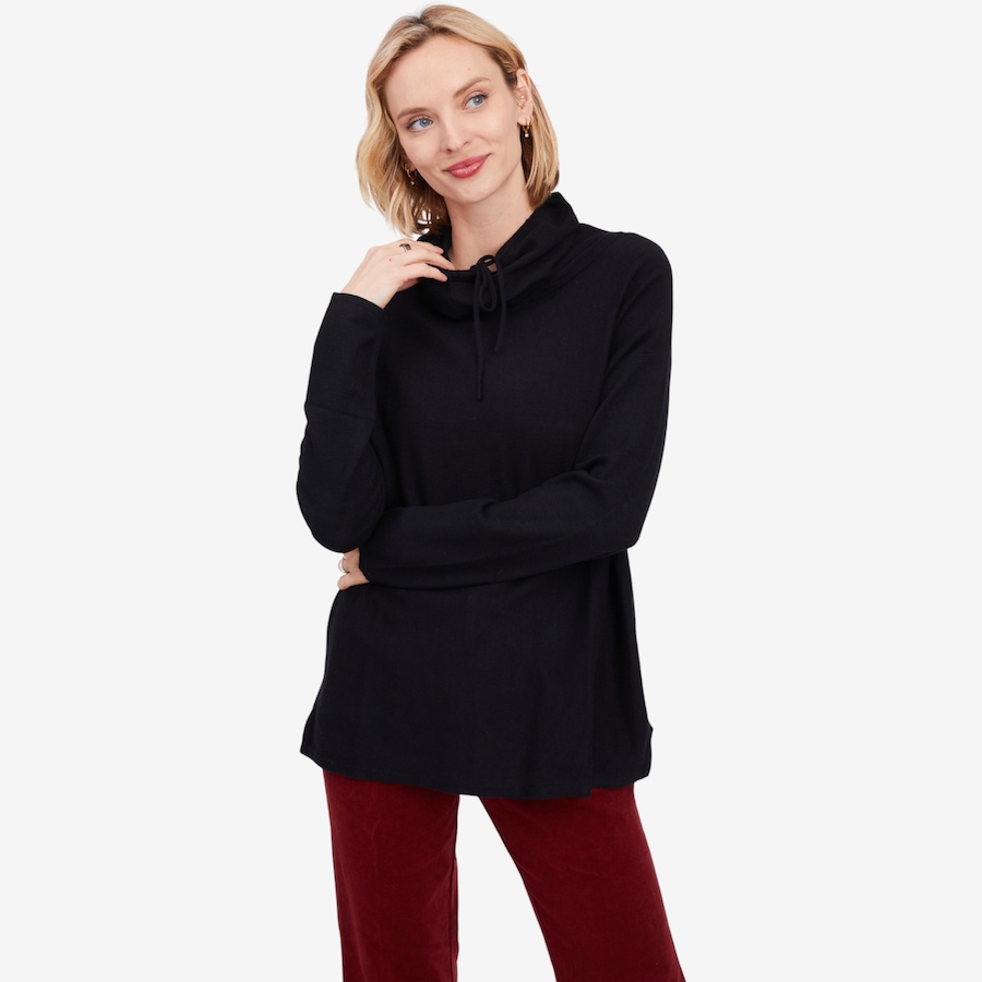 Image 102191_ALTMORE3.jpg, Product 102-191 / Price $39.33, Wynne Style Kiss of Cashmere Drawstring Neck Sweater from Wynnelayers on TSC.ca's Fashion department