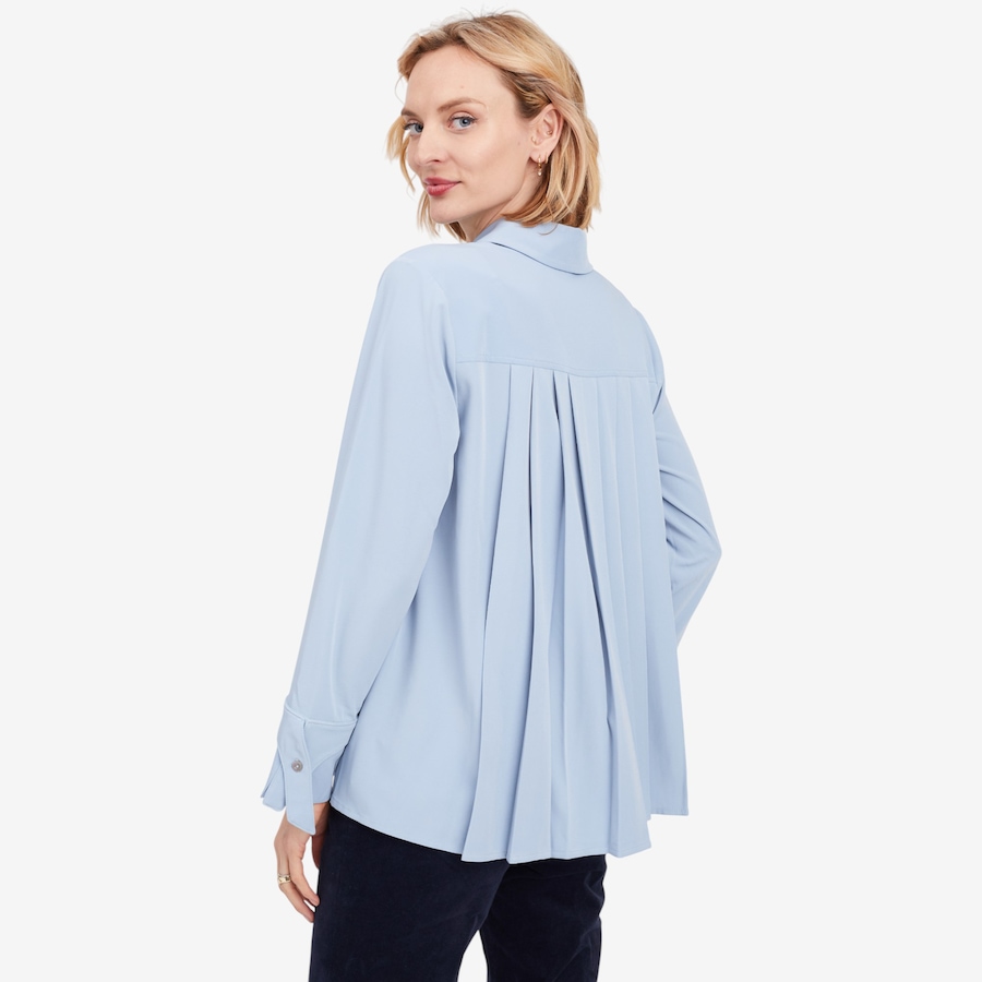 Image 102192_ALTMORE1.jpg, Product 102-192 / Price $44.33, Wynne Style Pleat Back Crepe Shirt with Cuff Detail from Wynnelayers on TSC.ca's Fashion department