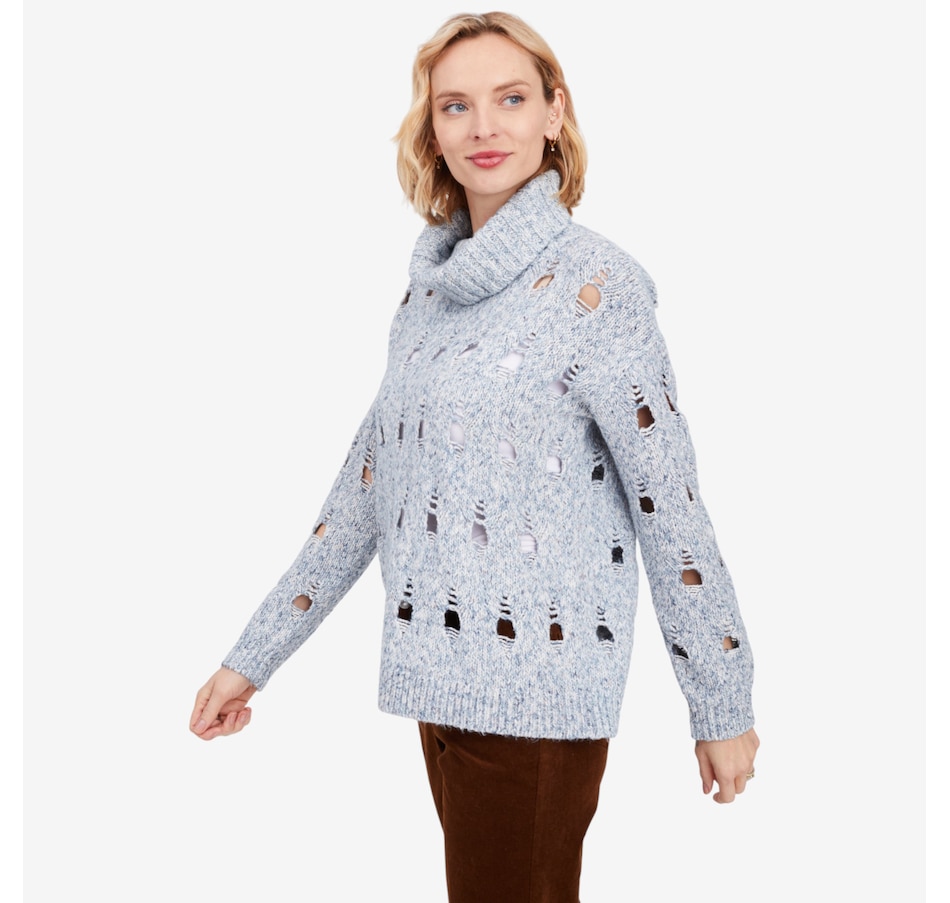 Image 102194_ALTMORE1.jpg, Product 102-194 / Price $114.90, Wynne Style Marled Open Stitch Sweater from Wynnelayers on TSC.ca's Fashion department