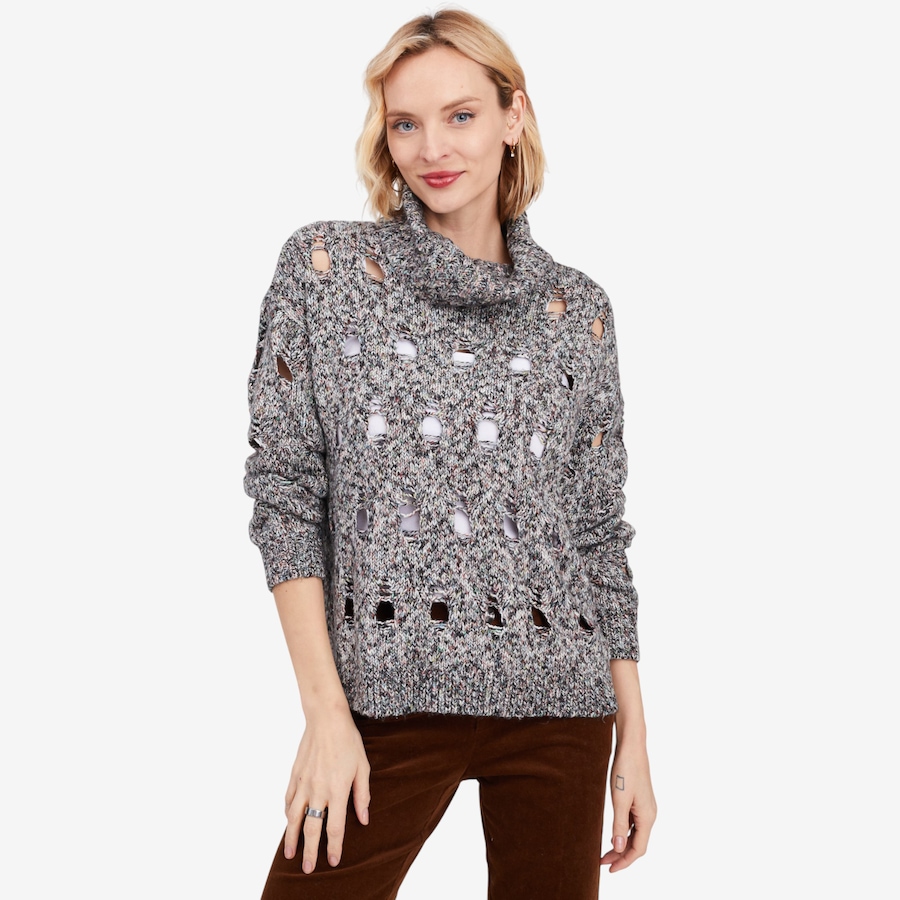 Image 102194_ALTMORE3.jpg, Product 102-194 / Price $49.33, Wynne Style Marled Open Stitch Sweater from Wynnelayers on TSC.ca's Fashion department