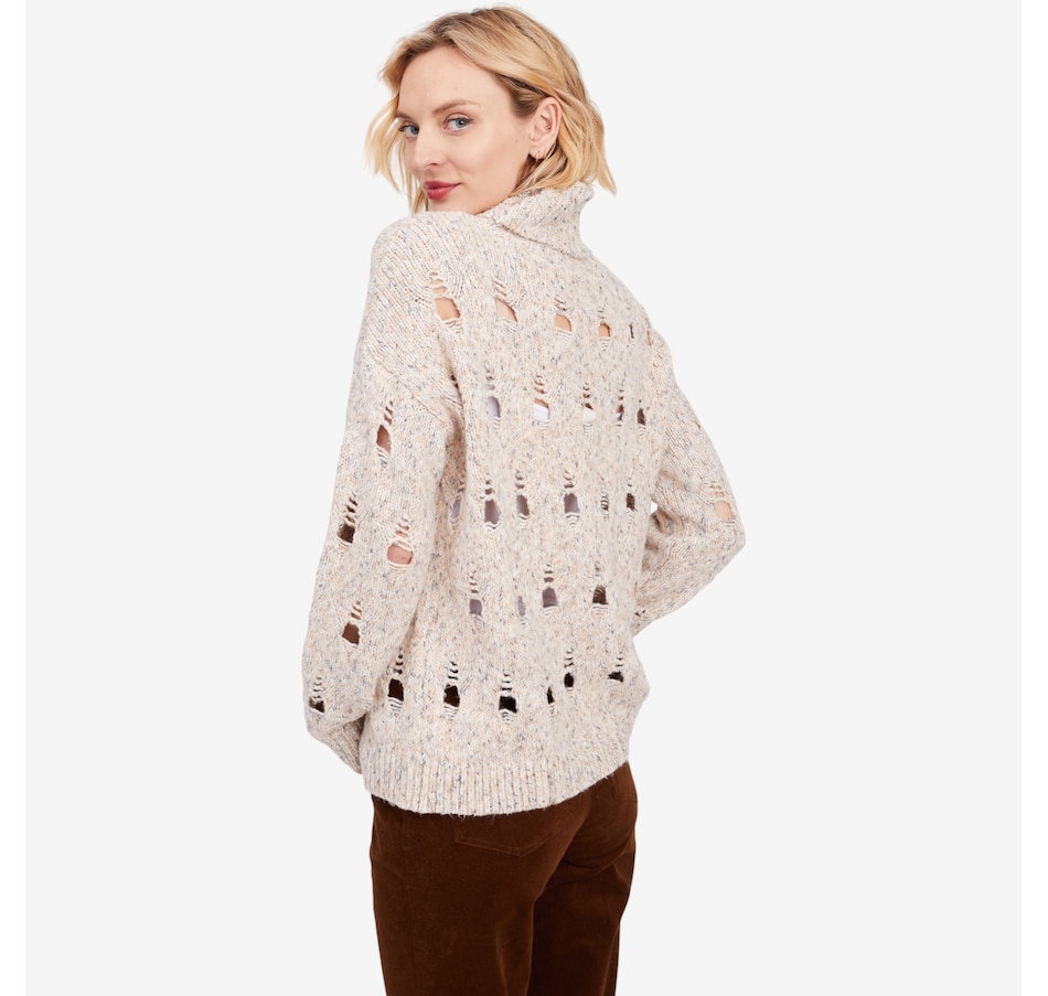 Image 102194_ALTMORE6.jpg, Product 102-194 / Price $114.90, Wynne Style Marled Open Stitch Sweater from Wynnelayers on TSC.ca's Fashion department
